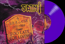 saint too late for living purple lp heavy metal classic for fans of judas priest