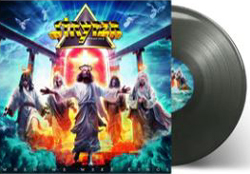 stryper when we were kings melodic metal of highest caliber on black, yellow and black, orange marble and blue vinyl