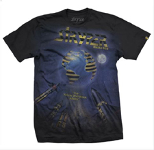 stryper yellow and black attack limited shirt
